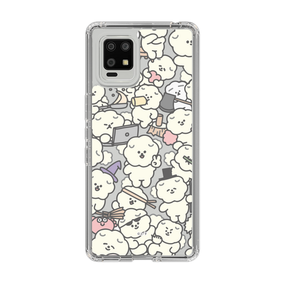 Slim Protection Case［ Mossari Mosao - Fluffy - Clear ］