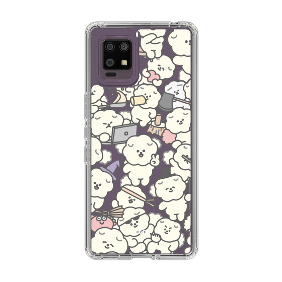 Slim Protection Case［ Mossari Mosao - Fluffy - Clear ］