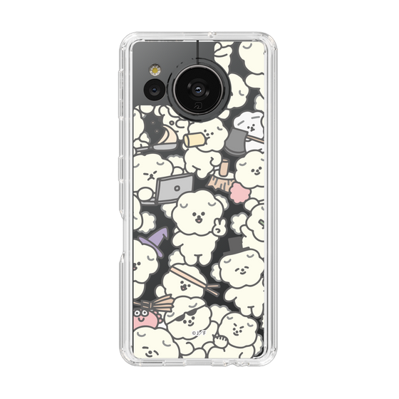 Slim Protection Case［ Mossari Mosao - Fluffy - Clear ］