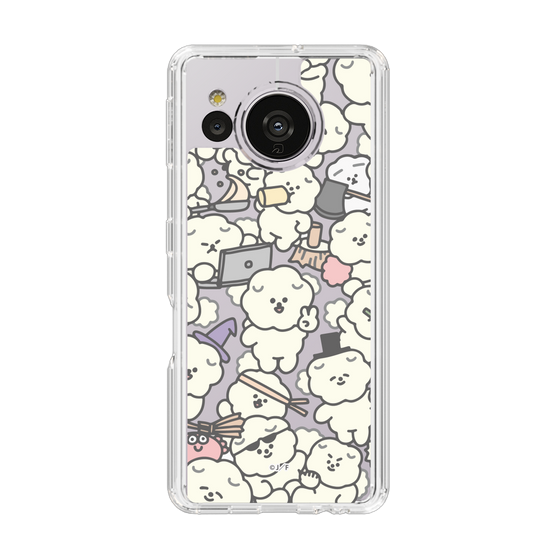 Slim Protection Case［ Mossari Mosao - Fluffy - Clear ］