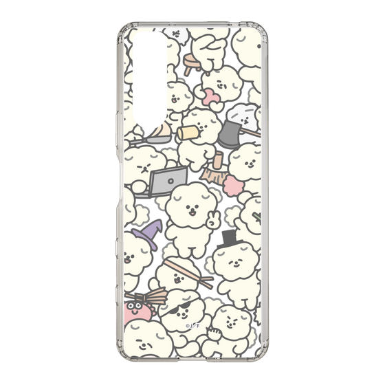 Slim Protection Case［ Mossari Mosao - Fluffy - Clear ］