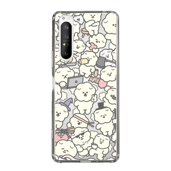 Slim Protection Case［ Mossari Mosao - Fluffy - Clear ］