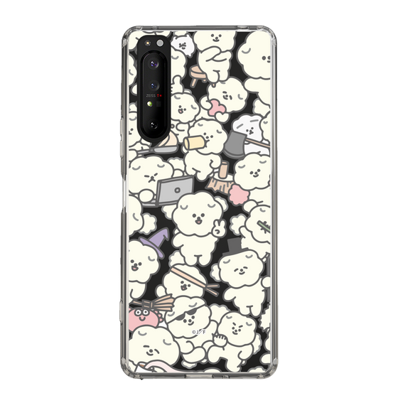 Slim Protection Case［ Mossari Mosao - Fluffy - Clear ］