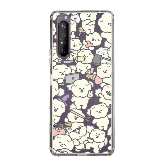 Slim Protection Case［ Mossari Mosao - Fluffy - Clear ］