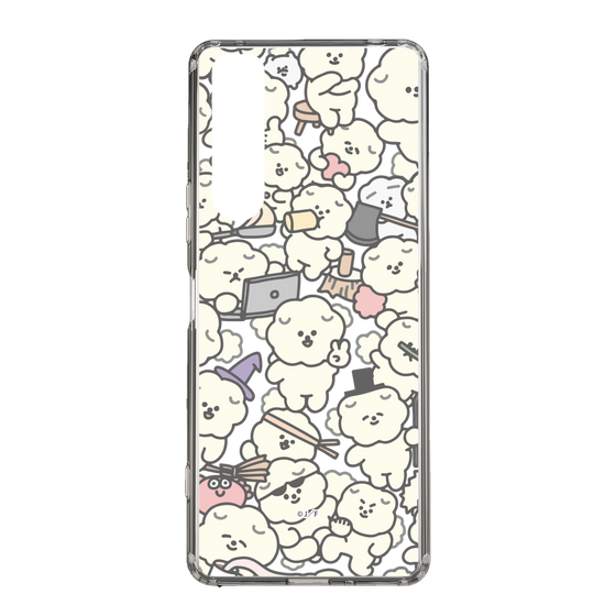 Slim Protection Case［ Mossari Mosao - Fluffy - Clear ］
