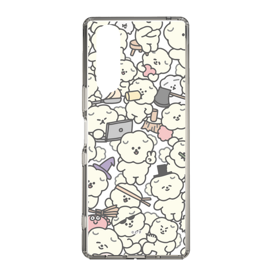 Slim Protection Case［ Mossari Mosao - Fluffy - Clear ］