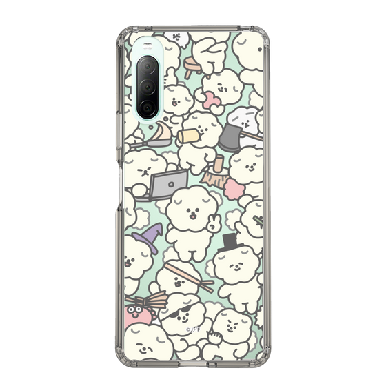 Slim Protection Case［ Mossari Mosao - Fluffy - Clear ］