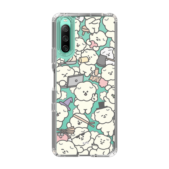 Slim Protection Case［ Mossari Mosao - Fluffy - Clear ］