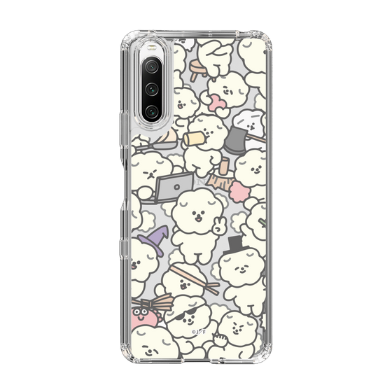 Slim Protection Case［ Mossari Mosao - Fluffy - Clear ］