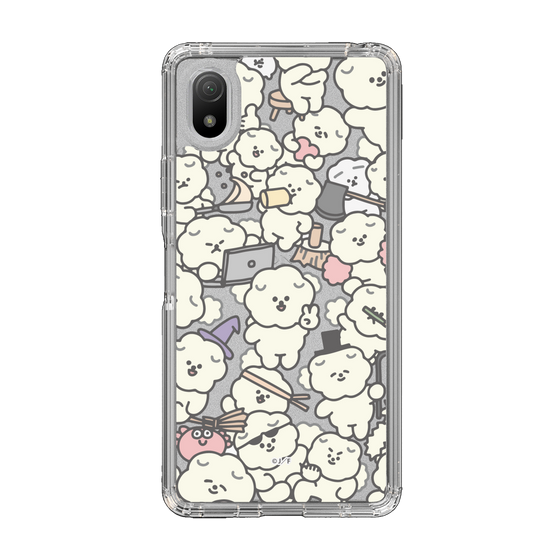Slim Protection Case［ Mossari Mosao - Fluffy - Clear ］