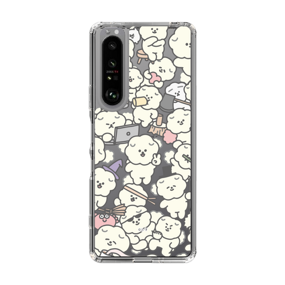 Slim Protection Case［ Mossari Mosao - Fluffy - Clear ］