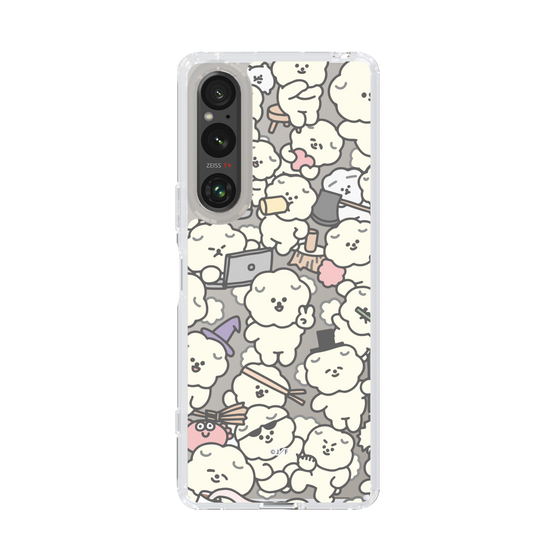 Slim Protection Case［ Mossari Mosao - Fluffy - Clear ］