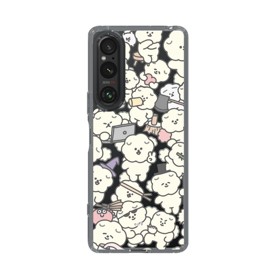 Slim Protection Case［ Mossari Mosao - Fluffy - Clear ］