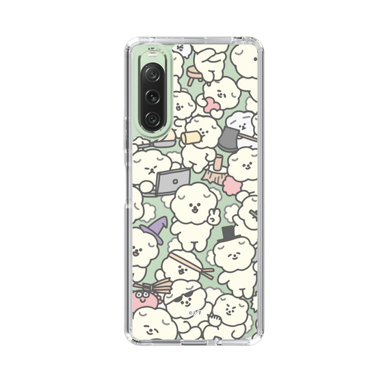 Slim Protection Case［ Mossari Mosao - Fluffy - Clear ］