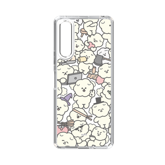 Slim Protection Case［ Mossari Mosao - Fluffy - Clear ］