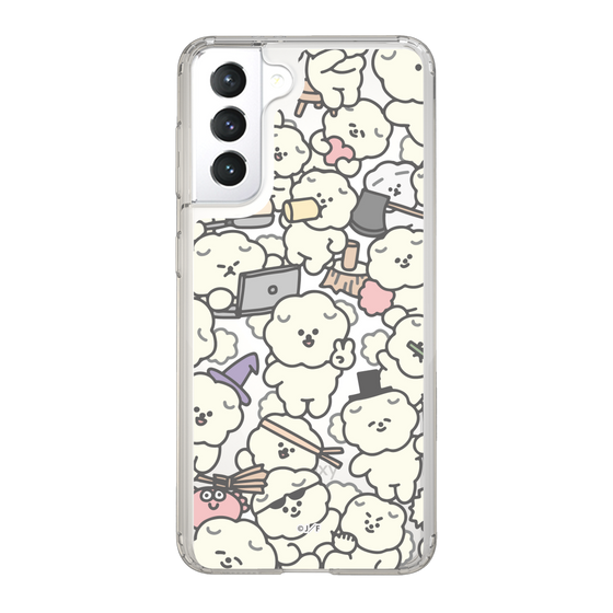 Slim Protection Case［ Mossari Mosao - Fluffy - Clear ］
