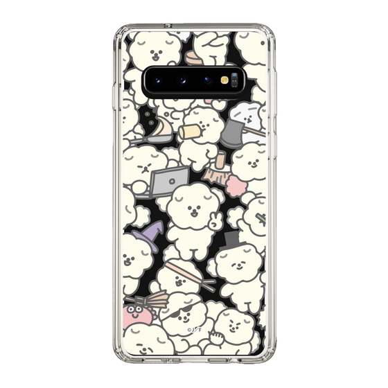 Slim Protection Case［ Mossari Mosao - Fluffy - Clear ］