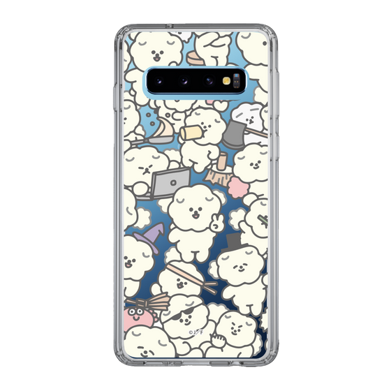 Slim Protection Case［ Mossari Mosao - Fluffy - Clear ］