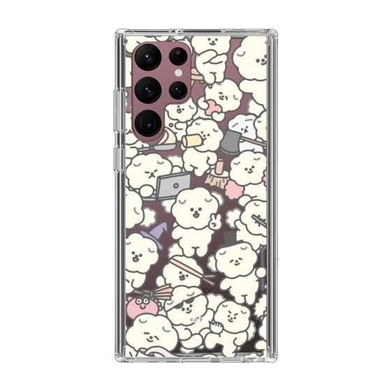 Slim Protection Case［ Mossari Mosao - Fluffy - Clear ］
