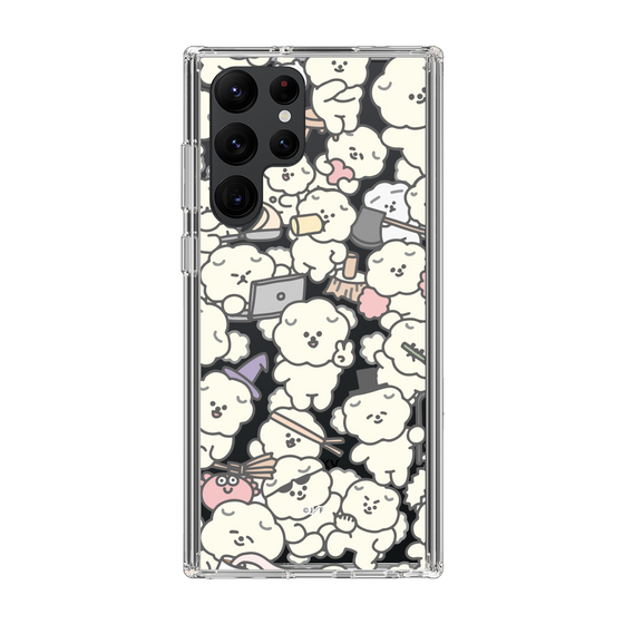 Slim Protection Case［ Mossari Mosao - Fluffy - Clear ］