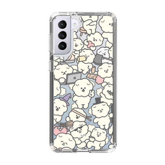 Slim Protection Case［ Mossari Mosao - Fluffy - Clear ］