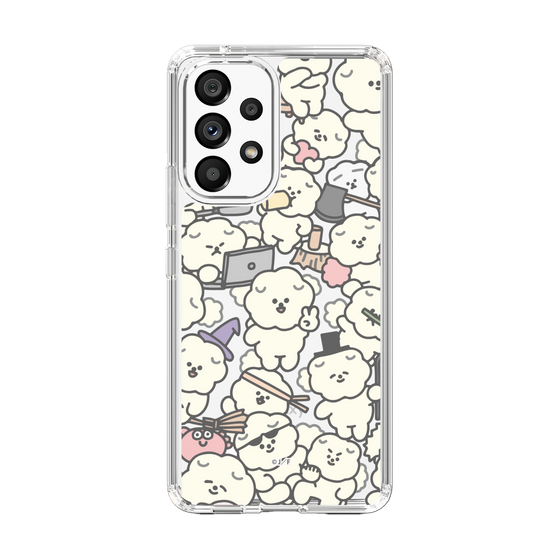 Slim Protection Case［ Mossari Mosao - Fluffy - Clear ］