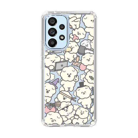 Slim Protection Case［ Mossari Mosao - Fluffy - Clear ］