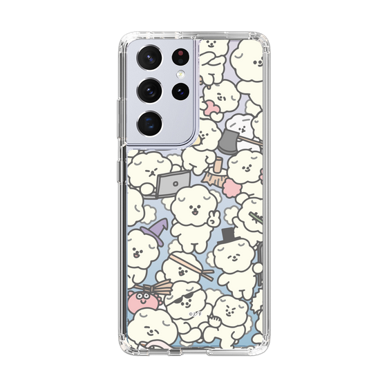 Slim Protection Case［ Mossari Mosao - Fluffy - Clear ］