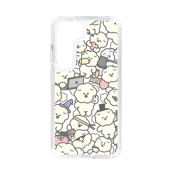 Slim Protection Case［ Mossari Mosao - Fluffy - Clear ］