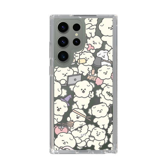 Slim Protection Case［ Mossari Mosao - Fluffy - Clear ］