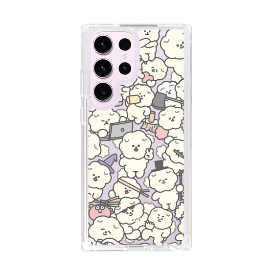 Slim Protection Case［ Mossari Mosao - Fluffy - Clear ］