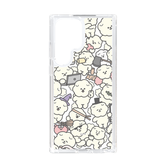 Slim Protection Case［ Mossari Mosao - Fluffy - Clear ］