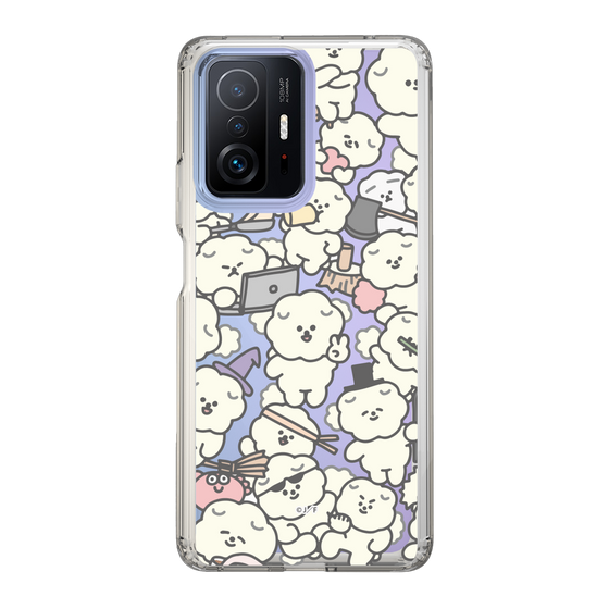 Slim Protection Case［ Mossari Mosao - Fluffy - Clear ］