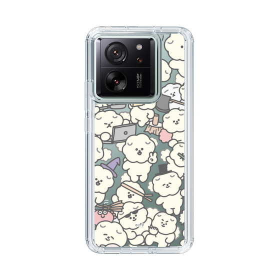 Slim Protection Case［ Mossari Mosao - Fluffy - Clear ］