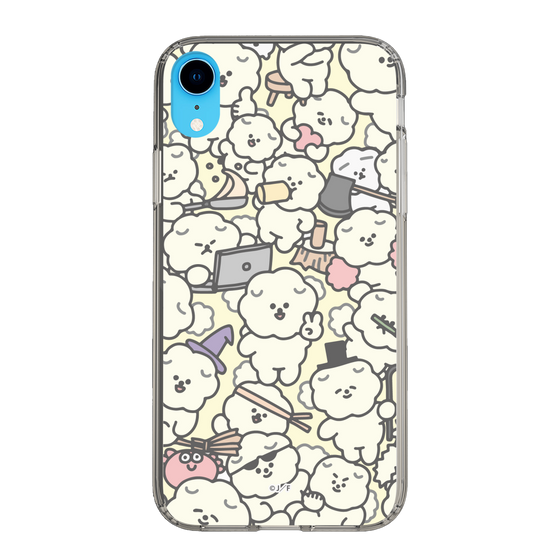 Slim Protection Case［ Mossari Mosao - Fluffy - Beige ］