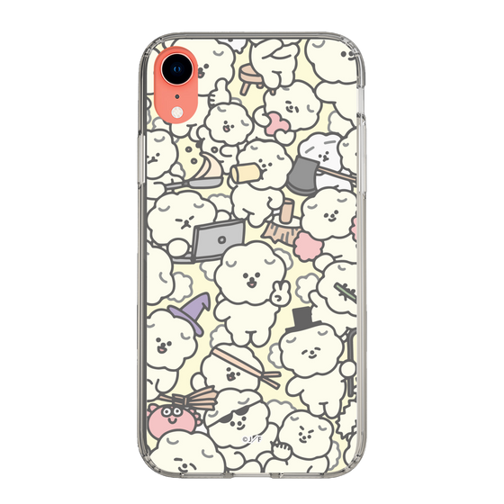 Slim Protection Case［ Mossari Mosao - Fluffy - Beige ］