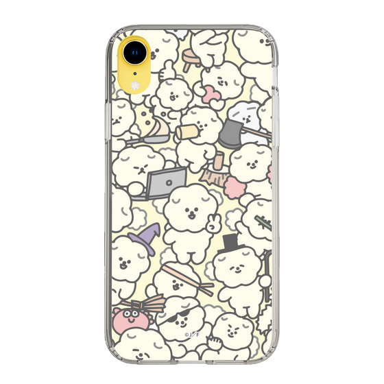 Slim Protection Case［ Mossari Mosao - Fluffy - Beige ］