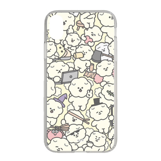 Slim Protection Case［ Mossari Mosao - Fluffy - Beige ］