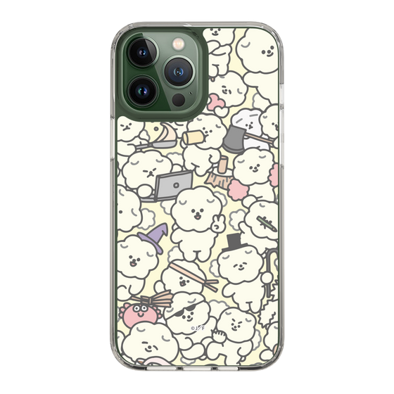 Slim Protection Case［ Mossari Mosao - Fluffy - Beige ］