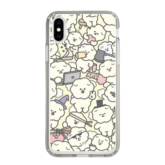 Slim Protection Case［ Mossari Mosao - Fluffy - Beige ］