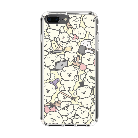 Slim Protection Case［ Mossari Mosao - Fluffy - Beige ］