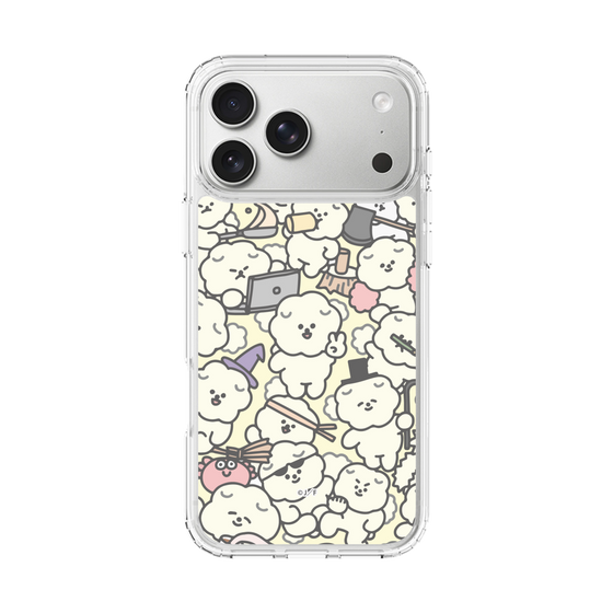Slim Protection Case［ Mossari Mosao - Fluffy - Beige ］