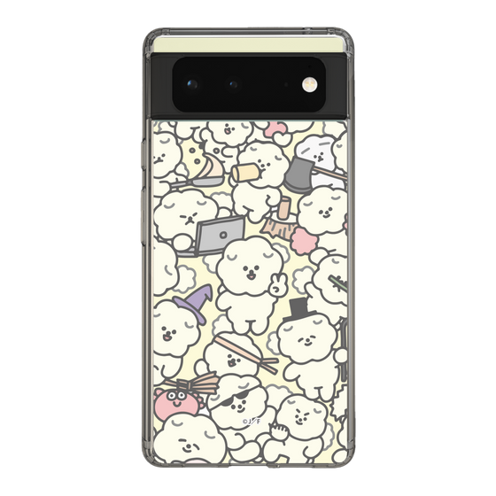 Slim Protection Case［ Mossari Mosao - Fluffy - Beige ］