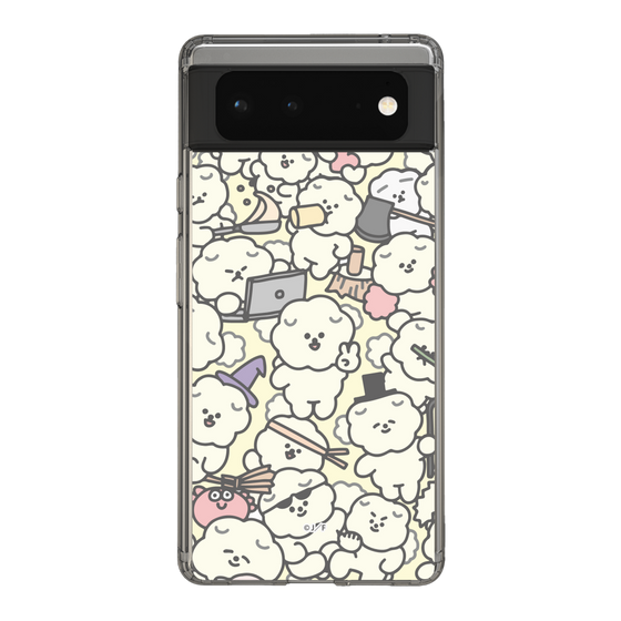 Slim Protection Case［ Mossari Mosao - Fluffy - Beige ］