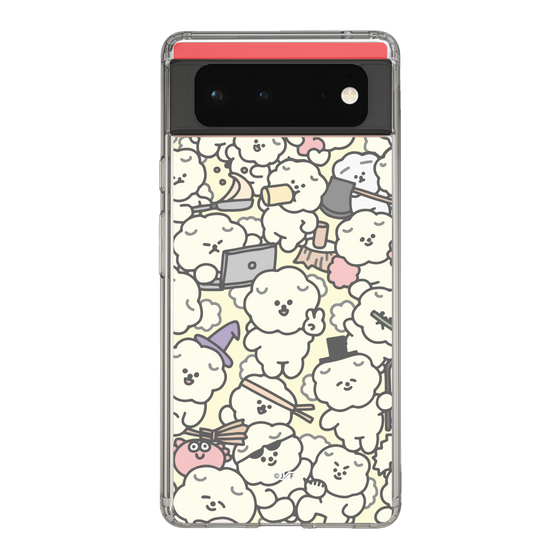 Slim Protection Case［ Mossari Mosao - Fluffy - Beige ］