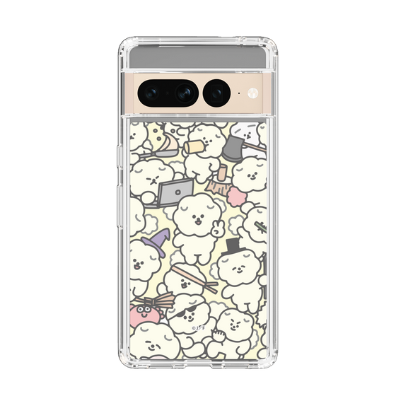 Slim Protection Case［ Mossari Mosao - Fluffy - Beige ］