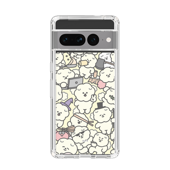 Slim Protection Case［ Mossari Mosao - Fluffy - Beige ］