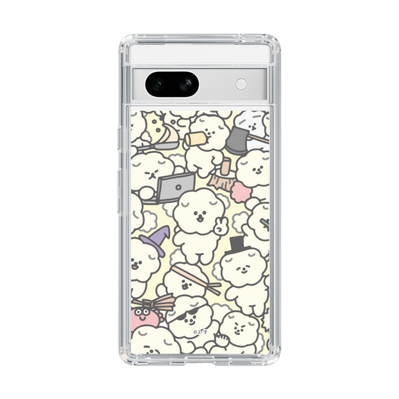 Slim Protection Case［ Mossari Mosao - Fluffy - Beige ］