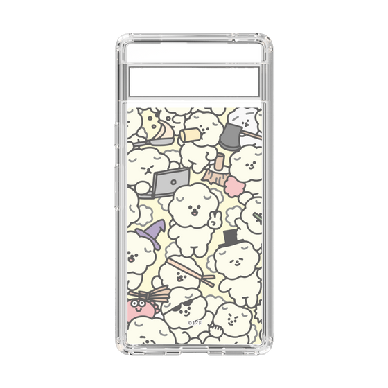 Slim Protection Case［ Mossari Mosao - Fluffy - Beige ］