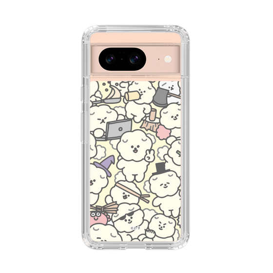 Slim Protection Case［ Mossari Mosao - Fluffy - Beige ］